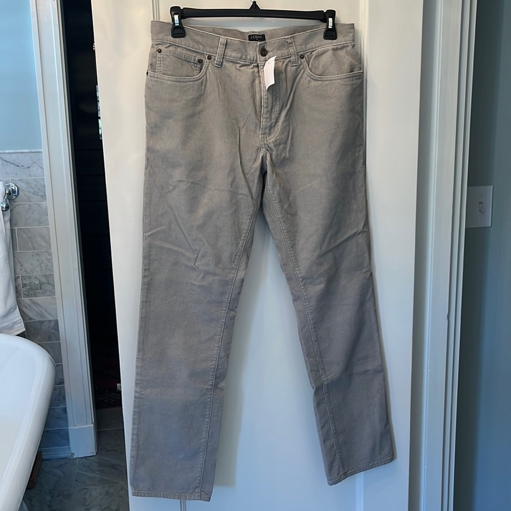 Men’s j crew Sutton cords 33w 22l, NWT
